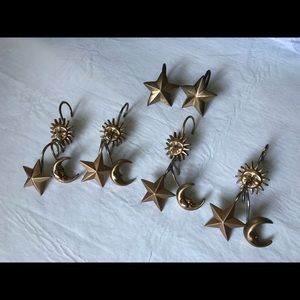 SOLD Shower curtain hooks - never used